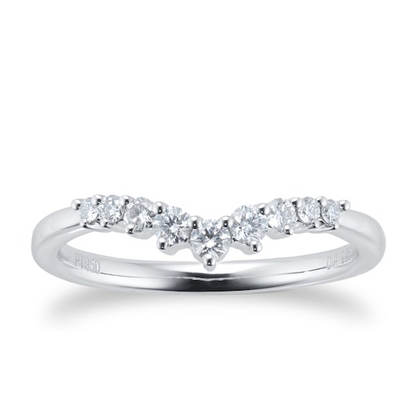 White Gold Minimalist Lab Created Wedding Band