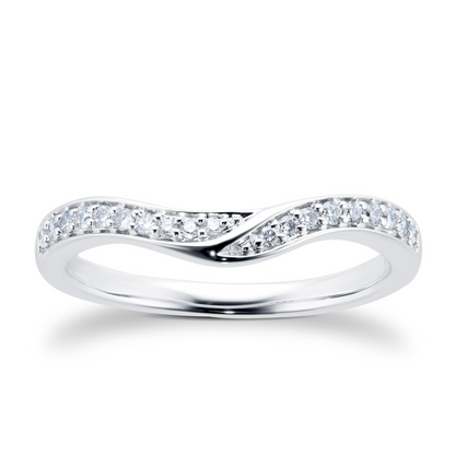 White Gold Lab Diamond Bridal Set For Women