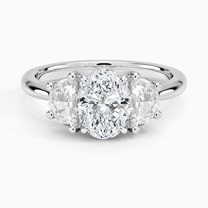 1 1/4 CT Lab Grown Diamond 3 Stone Engagement Ring