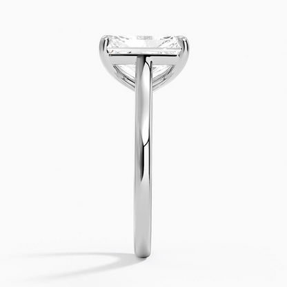 3 CT Lab Grown Diamond Radiant Cut Solitaire Engagemet Ring