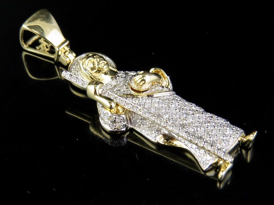 0.85 CTW Gold St. Jude Thaddaeus Lab Grown Diamond Pendant