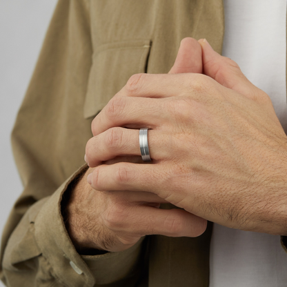 East West Lab Grown Diamond Gold Wedding Band