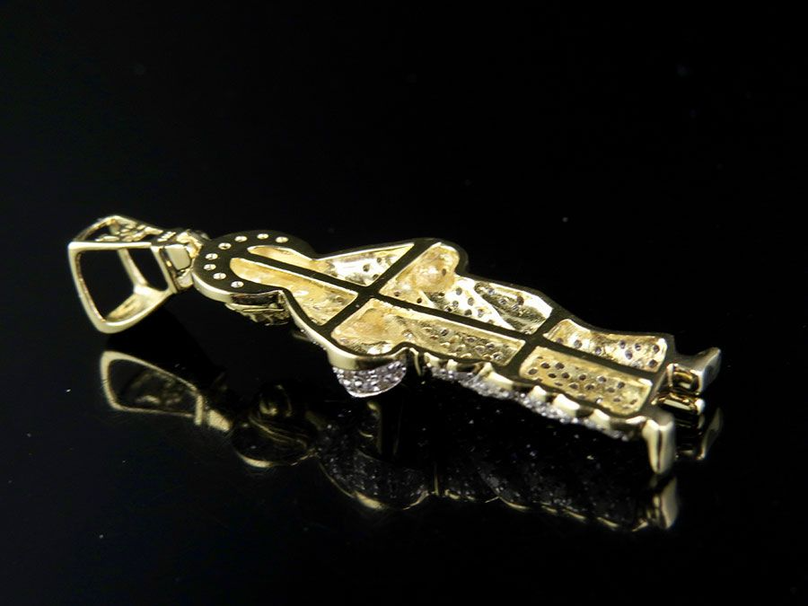 0.85 CTW Gold St. Jude Thaddaeus Lab Grown Diamond Pendant