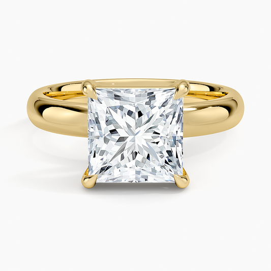 2 1/2 Lab Grown Diamond Solitaire Engagement Ring