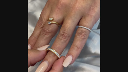 18k Rose Gold Round Cut Filigree Lab Grown Diamond Women Band