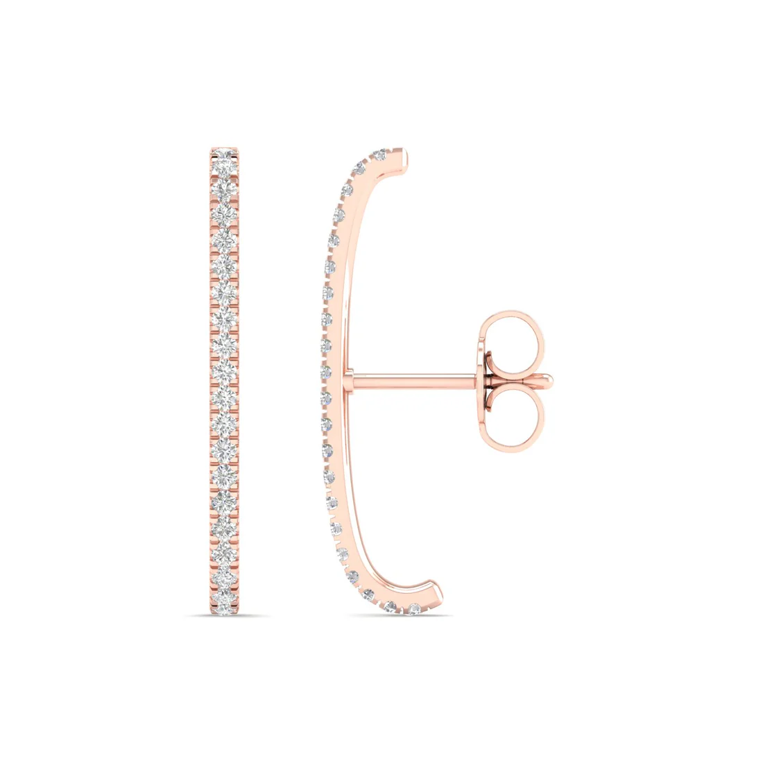 0.25 CTW Lab Grown Diamond Suspendor Fashion Earring