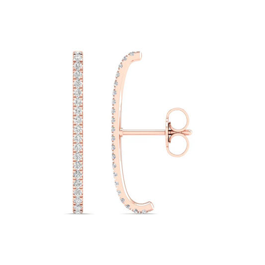 0.25 CTW Lab Grown Diamond Suspendor Fashion Earring