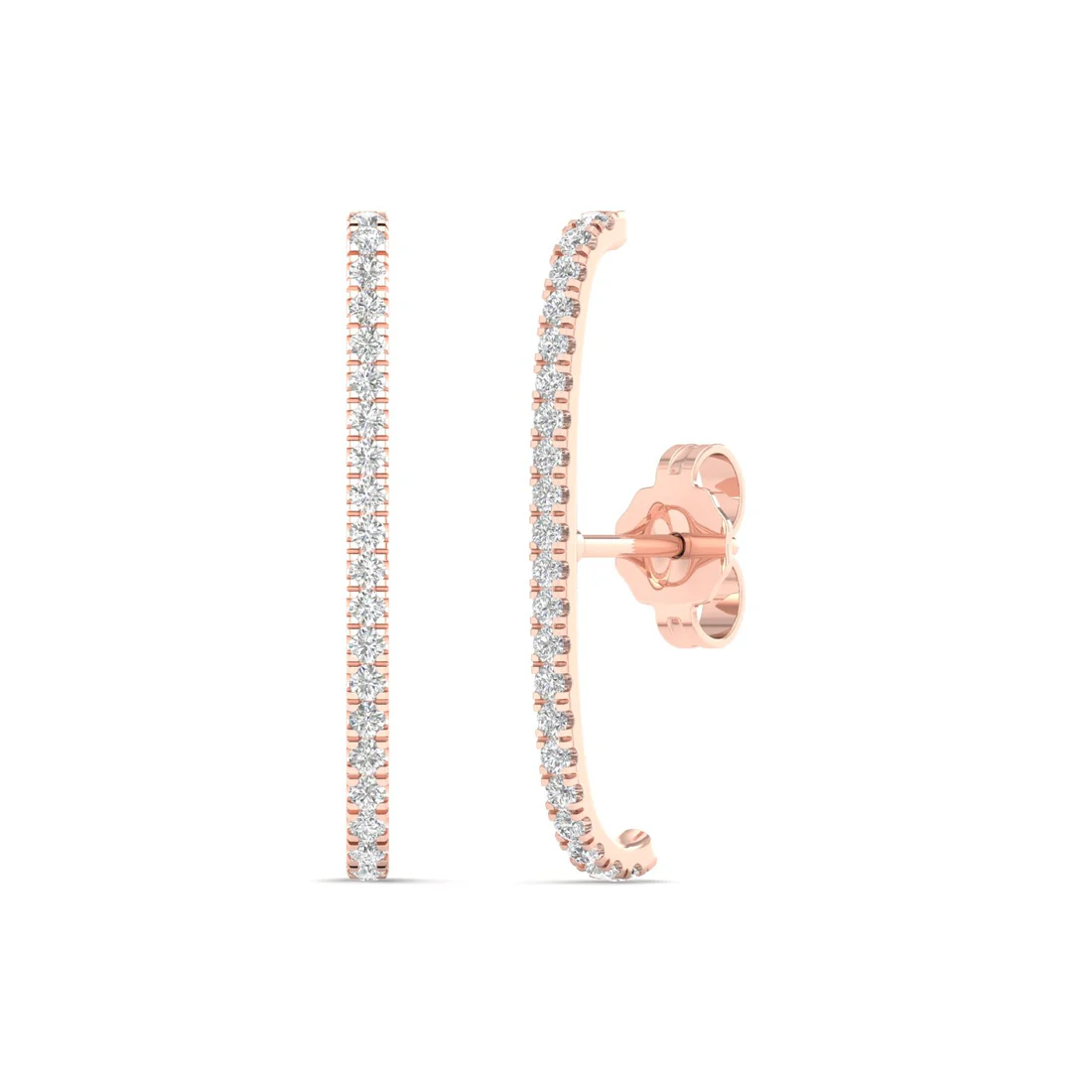 0.25 CTW Lab Grown Diamond Suspendor Fashion Earring