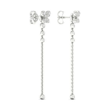 0.38 CTW Lab Grown Diamond Butterfly Drop Earring