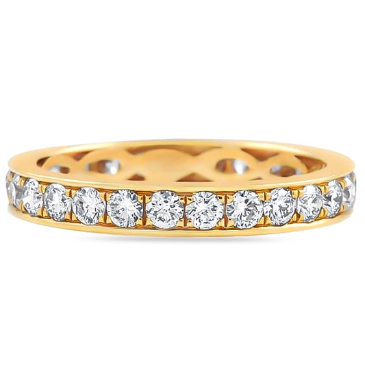 18k Rose Gold Round Cut Filigree Lab Grown Diamond Women Band