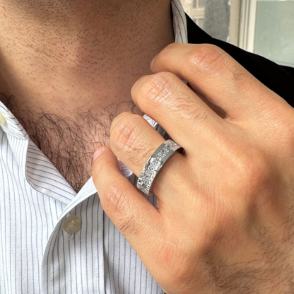 10k Rose Gold Princess Cut Lab Grown Diamond Channel Band